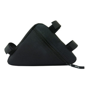 Geanta triunghiulara pentru cadru bicicleta, 25 x 19 x 18 cm, culoare neagra - Img 3