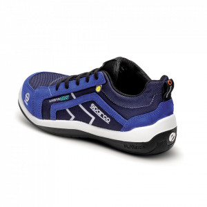 Incaltaminte de protectie curse SPARCO URBAN EVO - piele intoarsa,Negru/Alb/Albastru/Violet - Img 4