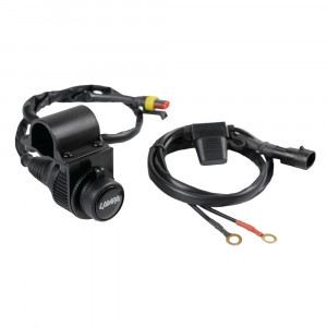 Priza moto cu fixare pe ghidon Lampa, 12V - Img 3