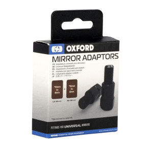 Set adaptori oglinzi Oxford, trecere de la M8 la M10, cu filet pe stanga