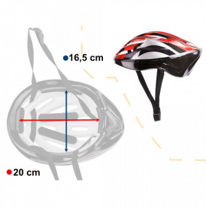 Set Protectie pentru copii, 7 piese, model BIKE, culoare Rosie - Img 3