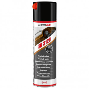 Spray antifon cauciucat Teroson pentru reparatii rapide, 500 ml, Negru