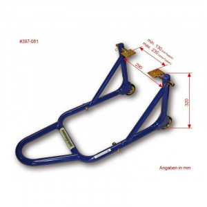 Stander moto fata Motoprofesional PRO 2 - cu pini - universal