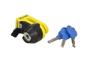 Antifurt moto/blocator disc de frână Mini Titan OXFORD culoare galben/negru - Img 10