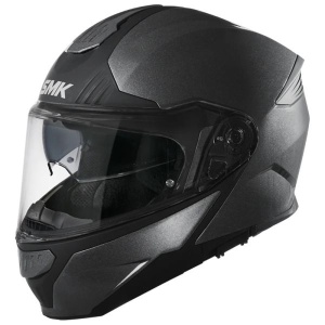 Casca rabatabila SMK GULLWING culoare negru mat unisex - cu viziera