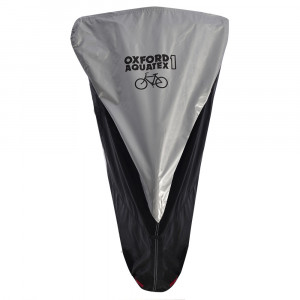 Husa Bicicleta Oxford Aquatex pentru 1 bicicleta Negru Argintiu - CC100 - Img 2
