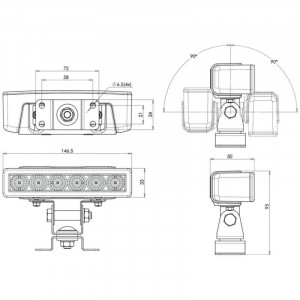 Lampă LED universală W123 - WAS - Img 2