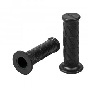 Manere negre motocicleta ROAD-GRIP, Lampa