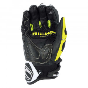 Manusi moto Richa Stealth - negru/alb/galben - Img 3