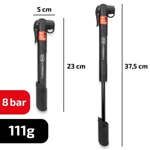 Pompă de mână pentru biciclete HEYNER® - Img 2