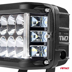 Proiector LED pentru Off-Road, ATV, SSV, culoare 6500K, cu doua functii, tensiune 9 - 36V, dimensiune, 110 x 75 mm - Img 4