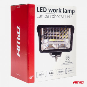 Proiector LED pentru Off-Road, ATV, SSV, putere 150W, culoare 6500K, tensiune 9-36V, dimensiuni 170 x 110 x 60 mm - Img 5