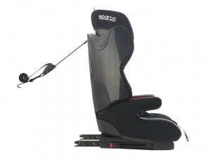 Scaun auto pentru copii SPARCO SPRO 700BL, 9-36 kg , cu sistem ISOFIX - Negru / Albastru - Img 3