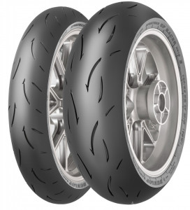 Set 2 anvelope moto Racer DUNLOP TL Sx Gp Racer 120/70ZR17 (58W) + 190/55Zr17 (75W) - Img 1