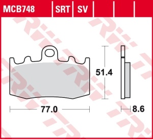 Set placute frana moto BMW HP2, K, R 850-1300 - Img 3