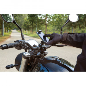 Suport telefon pentru motocicleta Lampa Opti Handlem 16-32 mm, Negru - Img 8