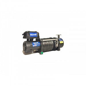 Troliu auto Husar Winch 10000Lbs 4536KG cu sufa sintetica telecomanda cu fir si wireless - Img 4