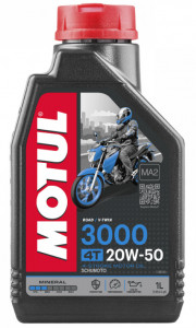 Ulei motor, MOTUL 3000 4T 20W-50 1L - Img 1