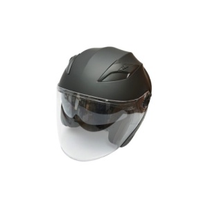 Casca moto tip jet neagra cu viziera transparenta si ochelari de soare, marimea L, model Urban - Img 2