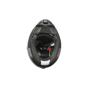 Casca motocross integrala negru mat cu viziera transparenta si ochelari de soare, marimea L, model LION - Img 6