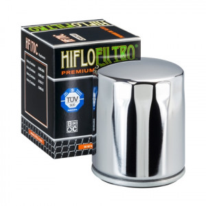 Filtru ulei HIFLO pentru motociclete HF170C ( CROM ) - Harley Davidson