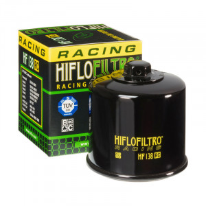 Filtru ulei racing HIFLO pentru motociclete HF138RC - Aprilia RSV1000, Suzuki GSX250, GSF600, GSR600, GSX-R600 - Img 1
