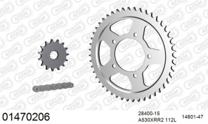 KIT LANT SUZUKI GSF 600 BANDIT 2000-2004