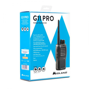 Midland G11 PRO Stație radio PMR portabilă, VOX - Img 6