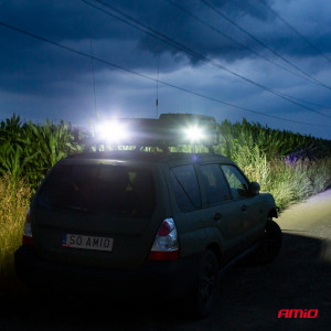 Proiector LED pentru Off-Road, ATV, SSV, culoare 6500K, LED FLOOD,, tensiune 9 - 36V, dimensiune, 110 x 110 mm - Img 2