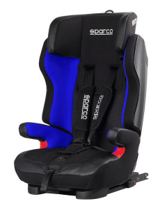Scaun auto pentru copii SPARCO SPRO 700BL, 9-36 kg , cu sistem ISOFIX - Negru / Albastru - Img 4