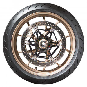Set 2 anvelope moto Urban Sport DUNLOP TL Qualifier Core 120/70ZR17 (58W) + 180/55ZR17 (73W) - Img 2