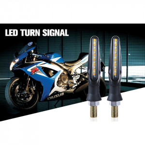 Set 2 lampi semnalizare moto SECVENTIALA, cu 2 functii, pozitie si semnalizare, AVX-ZD59B - Img 3