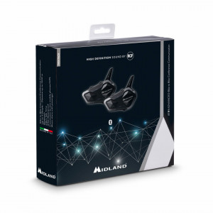 Sistem de comunicare Midland BTR1 Advance-twin pentru casca moto - Img 8