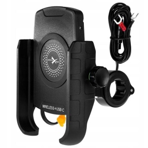 Suport pentru motocicletă cu încărcător de telefon - R9W-PD Wireless - PD