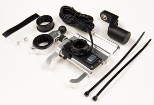 Suport telefon moto cu incarcator Quick Charge 3.0 R10-metal - cu intrerupator - Argintiu - Img 4