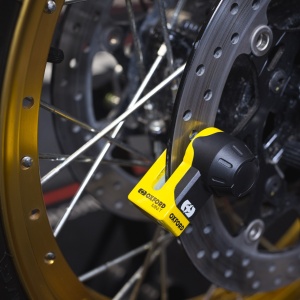 Antifurt moto/blocator disc de frână Mini Titan OXFORD culoare galben/negru - Img 5