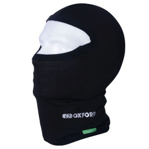 Cagula moto din bumbac - OXFORD culoare negru - marime OS universala