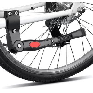 Cric bicicleta, picior de sprijin, culoare neagra - Img 2