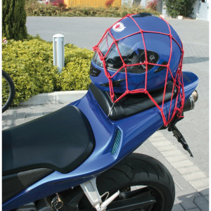 Plasa pentru fixat bagaje 42x42cm Spider, Lampa - Rosu - Img 3