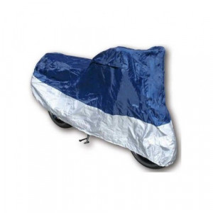 Prelata moto impermeabila 215x81x150, albastru/argintiu, peste 1000cc