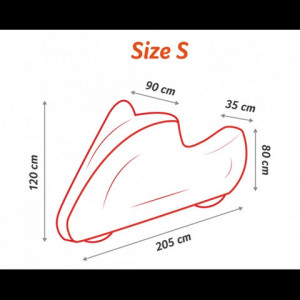 Prelata moto marimea M 225x104x123cm CARPASSION - Img 2