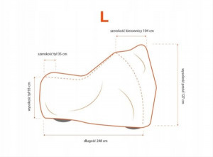 PRELATA MOTOCICLETA MARIMEA L 248X104X127CM CARPASSION - Img 3