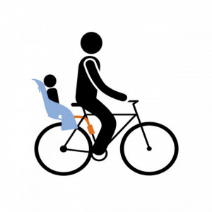 Scaun pentru copii - Thule RideAlong Lite Light Grey, cu montare pe bicicleta in spate - Img 4