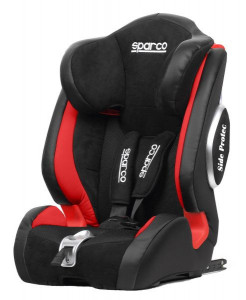 Scaun premium copii SPARCO F1000KI - Negru / Rosu - Img 2