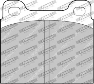 Set Placute Frana Racing