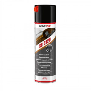 Spray antifon cauciucat Teroson pentru reparatii rapide, 500 ml, Negru - Img 2