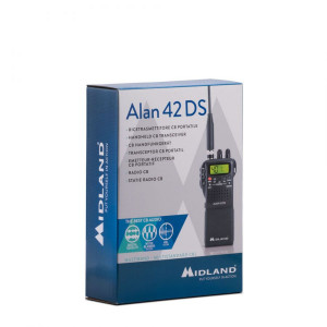 Stație radio CB portabilă Midland Alan 42 DS, Squelch automat digital, 4W, 12V, Dual Watch, cod C1267 - Img 5