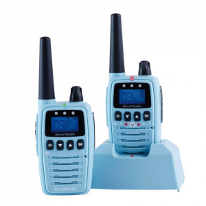 Statie radio PMR portabila Albrecht Bambini Babysitter, analog, set 2 bucati - Img 1