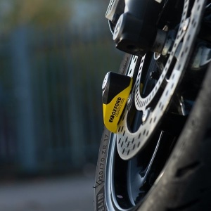 Antifurt moto/blocator disc de frână Quartz XD6 OXFORD culoare galben/negru - Img 3