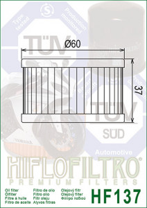 Filtru ulei HIFLO pentru motociclete HF137 - Suzuki DR500, DR600, LS650, XF650, DR800 - Img 3